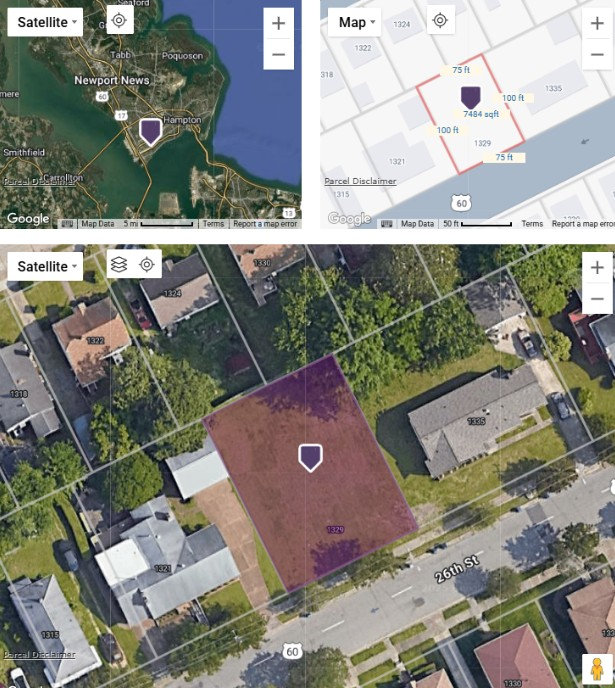 Vacant Residential Lot at XXXX h St, Newport News, VA 23607
