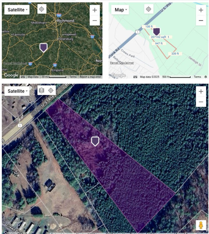 Vacant Residential Lot at XXXX Boydton Plank Rd, McKenney, VA 23872