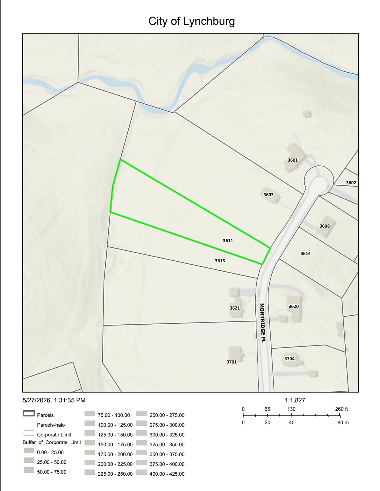 Terreno residencial en XXXX Montridge Pl, Lynchburg, VA 24501